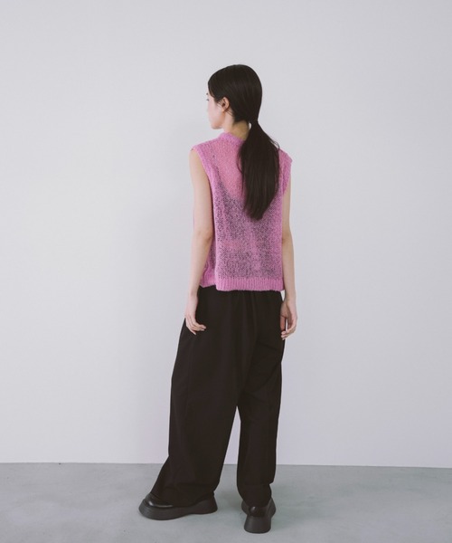 「duei」 ノースリーブニット FREE グレー レディース_画像5