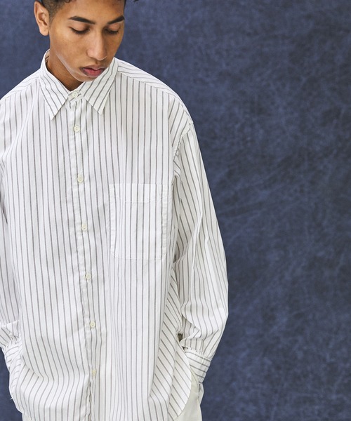 PUBLIC TOKYO ストライプ 長袖シャツ サイズ2 PUBLIC TOKYO ストライプ 長袖シャツ サイズ2 PUBLIC TOKYO