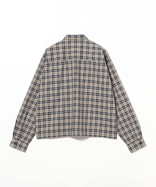 BEAMS（ビームス） シャツ ショートレングス チェックシャツ 「ワイド