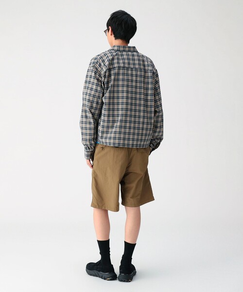 BEAMS（ビームス） シャツ ショートレングス チェックシャツ 「ワイド
