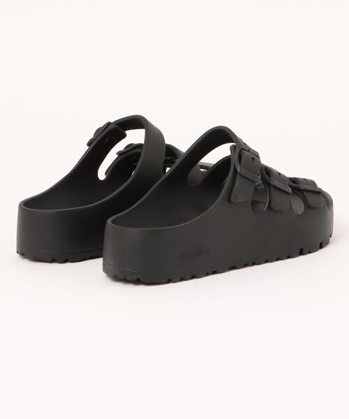 BIRKENSTOCK ブラック ストラップサンダル 37 BIRKENSTOCK（ビルケンシュトック） フラットサンダル 37 ブラック