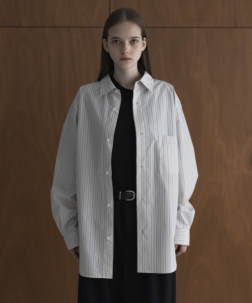 「remer」 長袖シャツ X-SMALL ダークグリーン メンズ_画像9