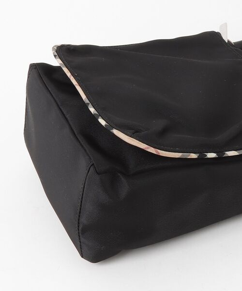 バーバリーブルーレーベル 2way ショルダーバッグ ブラック　ホースロゴ バーバリーブルーレーベル 2way ショルダーバッグ ブラック ホースロゴ