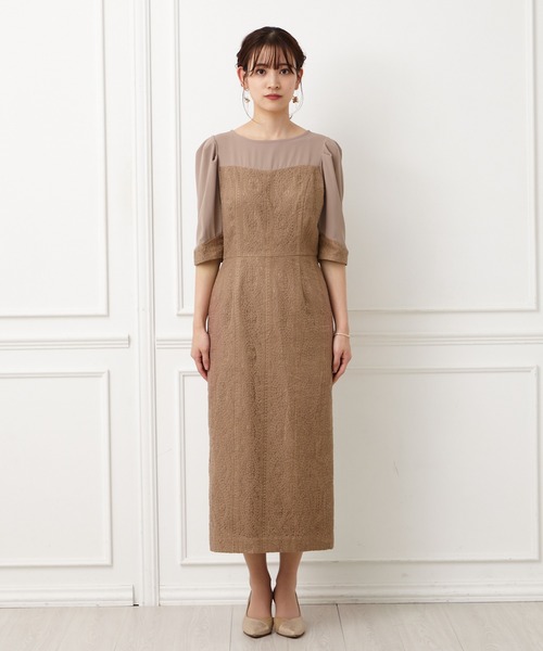 「AIMER」 半袖ワンピース MEDIUM ブルー レディースの画像