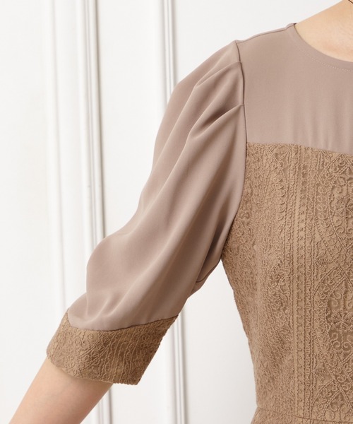 「AIMER」 半袖ワンピース MEDIUM ブルー レディースの画像