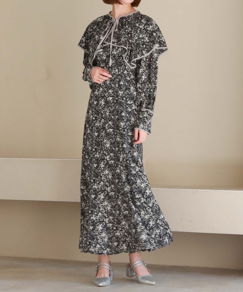 「archives」 長袖ワンピース MEDIUM グリーン レディース_画像5