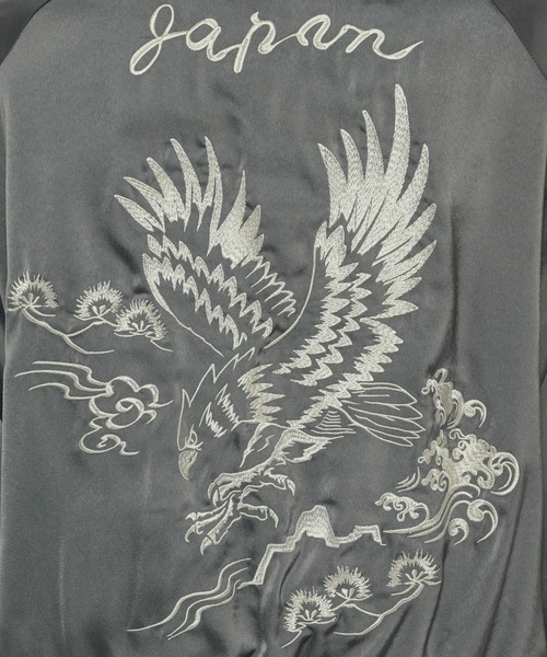 「HARE」 スカジャン SMALL グレー メンズ_画像3