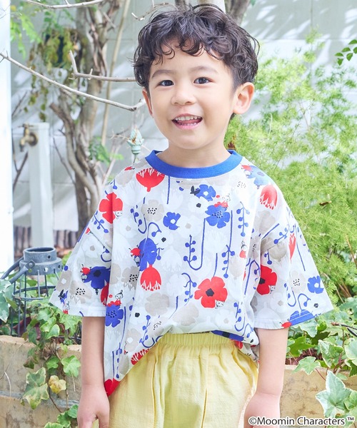 MOOMIN（ムーミン） tシャツ 「MOOMIN/ムーミン」別注 総柄プリントTee 