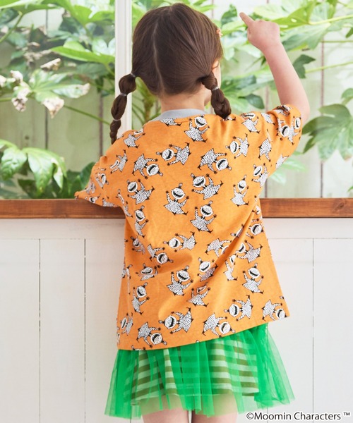 MOOMIN（ムーミン） tシャツ 「MOOMIN/ムーミン」別注 総柄プリントTee