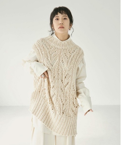 TODAYFUL アイボリー ニットベスト M TODAYFUL 「TODAYFUL」 ニットベスト FREE アイボリー レディース