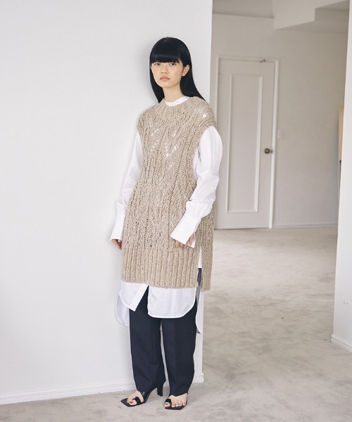 TODAYFUL 「TODAYFUL」 ニットベスト FREE アイボリー レディース