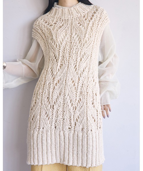 TODAYFUL 「TODAYFUL」 ニットベスト FREE アイボリー レディース