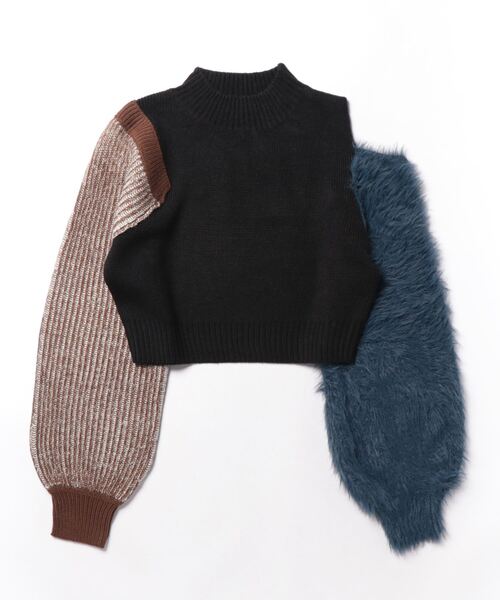 「MURUA」 長袖ニット FREE グリーン レディース_画像3