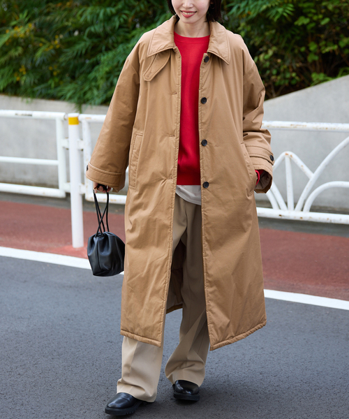 SLOBE IENA（スローブイエナ） ステンカラーコート コート 撥水中綿