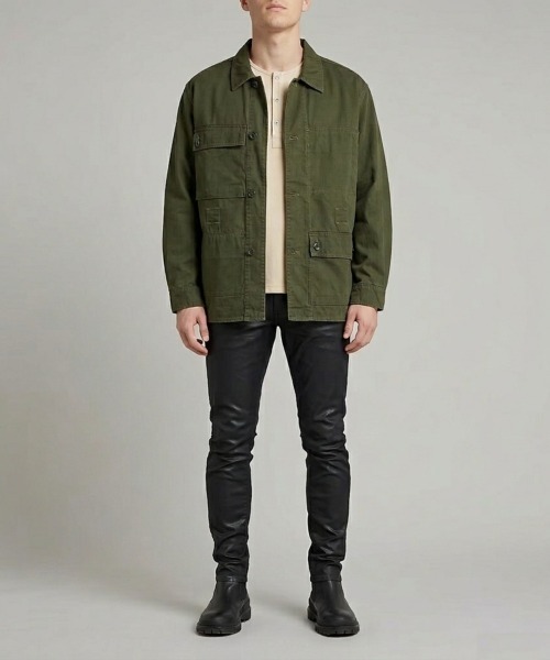 G-STAR RAW ミリタリージャケット モッズコート Reversible Overshirt