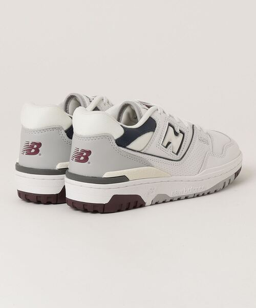 「New Balance」 ローカットスニーカー 28.5cm ホワイト×ネイビー メンズ_画像4