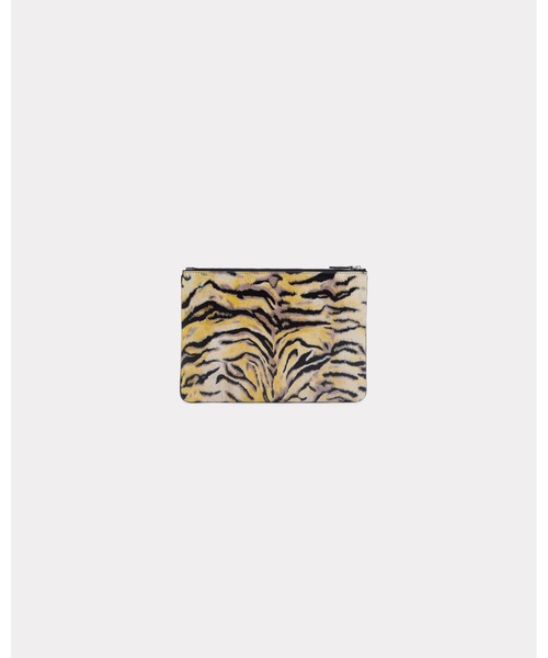 'KENZO Tiger' ポーチ イン レザー