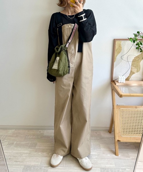 「NOAHL」 オーバーオール L ベージュ レディース_画像3