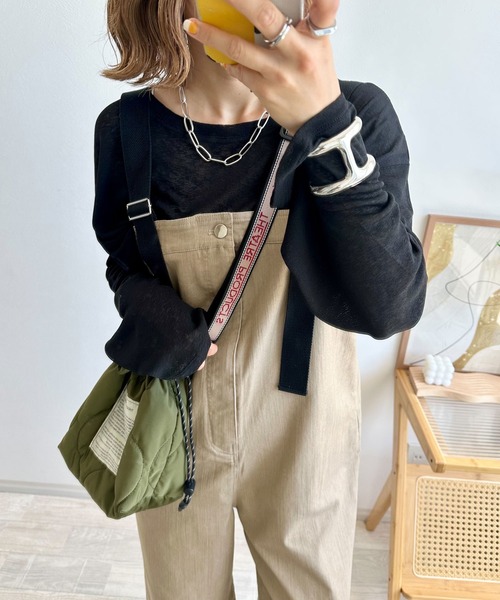 「NOAHL」 オーバーオール L ベージュ レディース_画像4