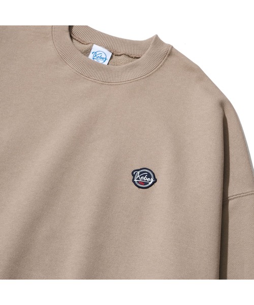 「KEBOZ」 スウェットカットソー SMALL ブラウン メンズ_画像6