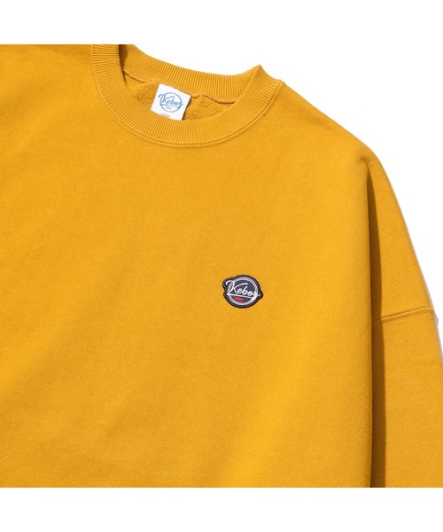 「KEBOZ」 スウェットカットソー SMALL ブラウン メンズ_画像9