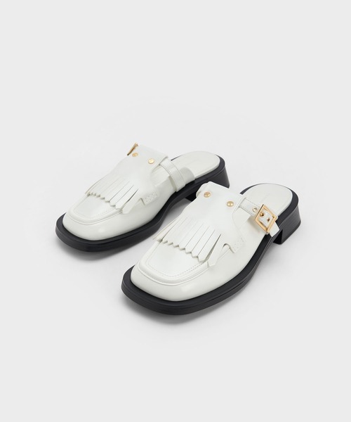 「CHARLES & KEITH」 ミュール 23.5cm ブラック系その他7 レディース_画像5