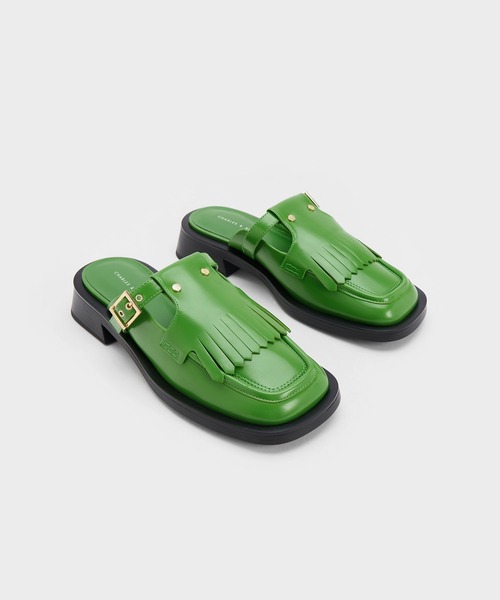 「CHARLES & KEITH」 ミュール 23.5cm ブラック系その他7 レディース_画像6