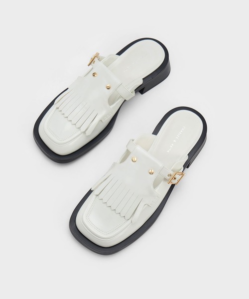 「CHARLES & KEITH」 ミュール 23.5cm ブラック系その他7 レディース_画像7