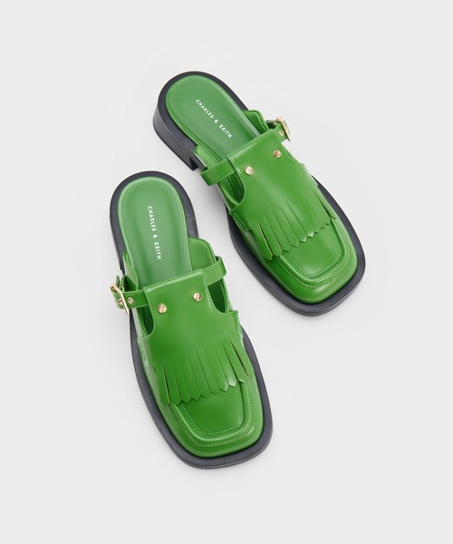 「CHARLES & KEITH」 ミュール 23.5cm ブラック系その他7 レディース_画像9