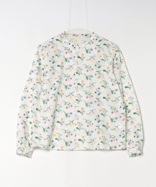 「BEAMS BOY」 長袖ブラウス - グリーン レディース_画像2