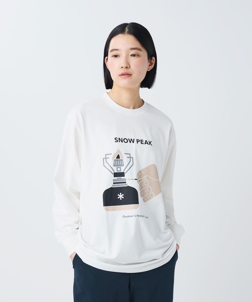 snow peak（スノーピーク） tシャツ Snow Peak / Enjoy Camping L/S T 