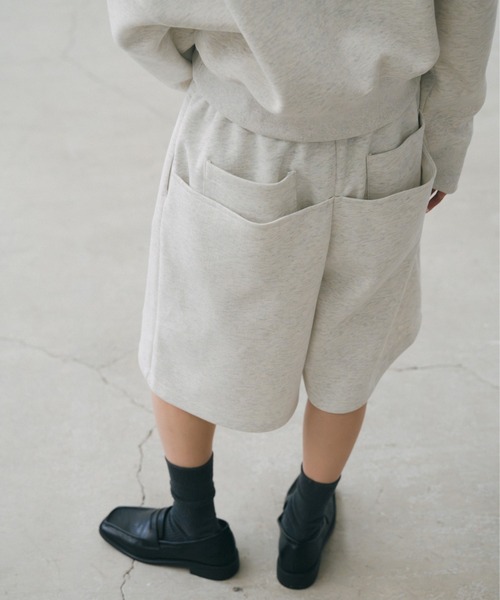 lit ワイドパンツ スウェットパンツ ジャージ Pocket Sweat Half Pants