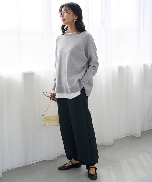 「UNFILO」 長袖ニット LARGE ピンク レディース_画像7