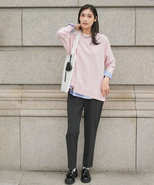 「UNFILO」 長袖ニット LARGE ピンク レディース_画像9
