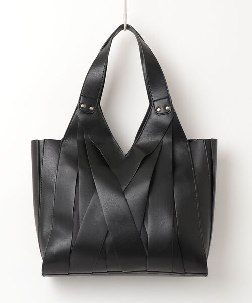 「SHIPS」 トートバッグ - ブラック レディース_画像2