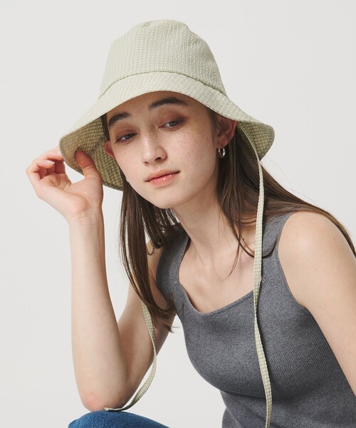 UNITED ARROWS ギンガムチェック ハット UNITED ARROWS（ユナイテッドアローズ） 帽子 ハット ギンガムチェック