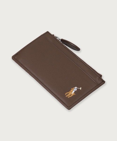 Ralph Lauren ブラウン　ケース Lauren Ralph Lauren Zip Card Case | Dillard's