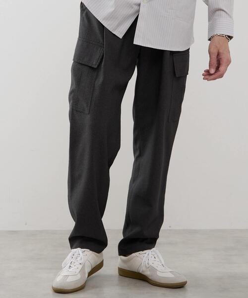 MEN'S MELROSE カーゴパンツ シュリンクトラベストカーゴパンツ メンズ