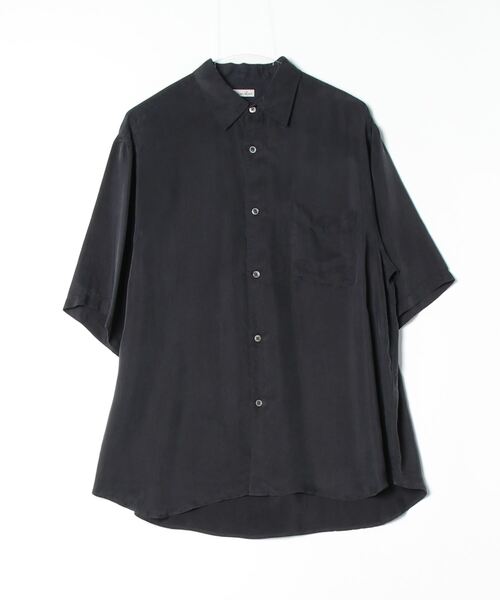 「Steven Alan」 半袖シャツ S ブラウン メンズ_画像3