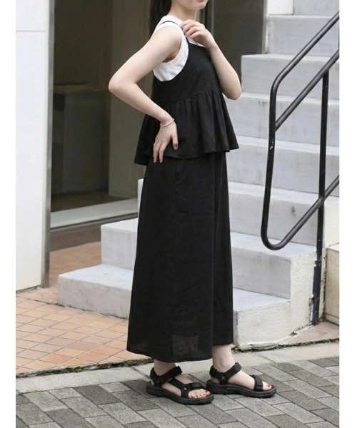 fifth（フィフス） ワンピース ペプラムデザインドッキングキャミ
