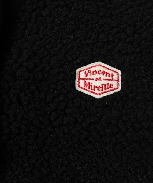 「Vincent et Mireille」 ノーカラージャケット 36 ブラック レディース_画像5