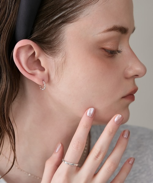 NOJESS（ノジェス） ピアス シルバーピアス レディース : ZOZOTOWN 