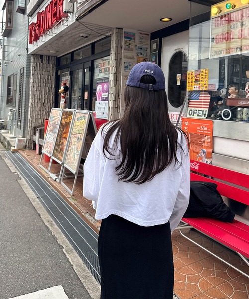 トップス eri I-SOOK（アイスー） tシャツ クロップドスタンダードロングTシャツ(eri