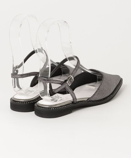 「SY UNITED ARROWS」 フラットサンダル 24.5cm レッド レディース_画像2