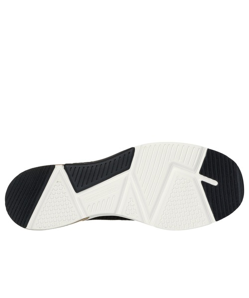 「SKECHERS」 ローカットスニーカー 24cm ブラック×ブラック レディース_画像2