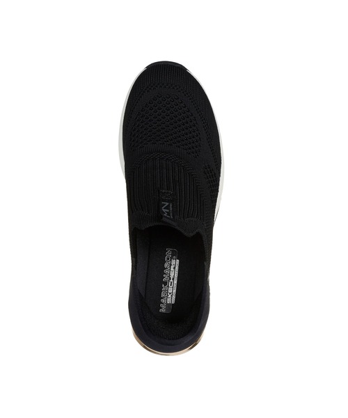 「SKECHERS」 ローカットスニーカー 24cm ブラック×ブラック レディース_画像3