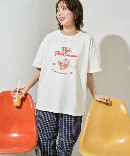 FREAK'S STORE（フリークスストア） tシャツ 限定展開 別注 YEH! ice