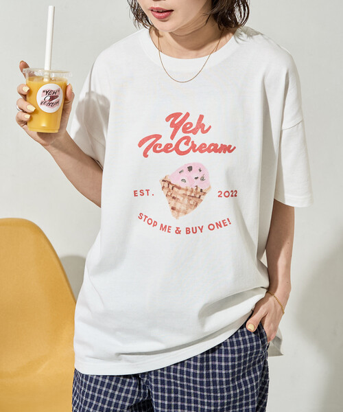 FREAK'S STORE（フリークスストア） tシャツ 限定展開 別注 YEH! ice
