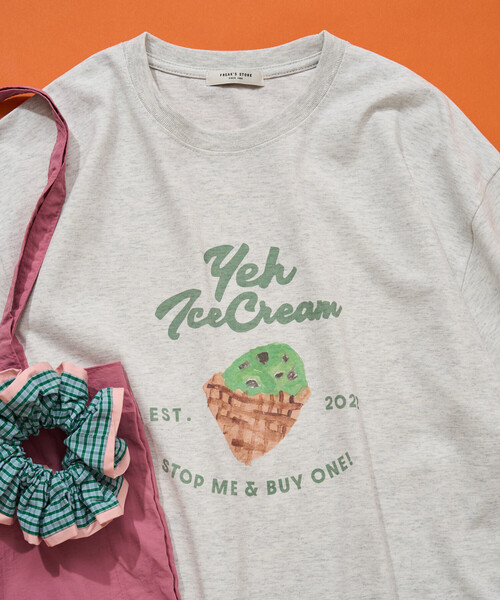 FREAK'S STORE（フリークスストア） tシャツ 限定展開 別注 YEH! ice