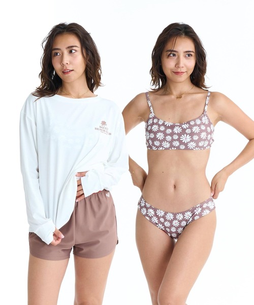 ROXY（ロキシー） 水着 ROXY CORAL DAYS 4点セット 長袖ラッシュT